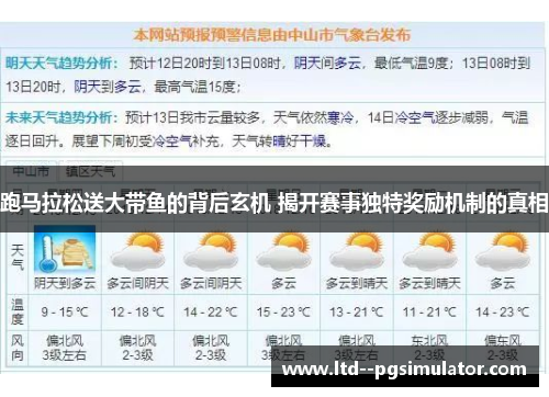 跑马拉松送大带鱼的背后玄机 揭开赛事独特奖励机制的真相 跑马拉松送大带鱼的背后玄机 揭开赛事独特奖励机制的真相
